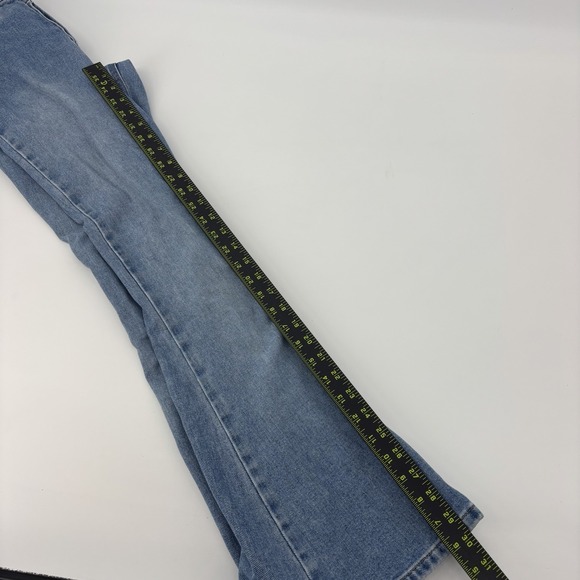 Vintage Mudd Flare Denim Jeans Low Rise Button Fly Y2K 90s Womens Size 26x30 - Picture 9 of 9